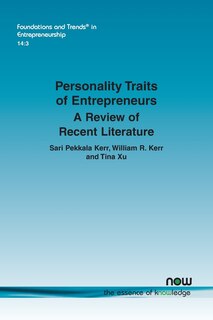 Front cover_Personality Traits of Entrepreneurs