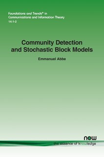 Front cover_Community Detection and Stochastic Block Models