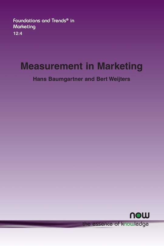 Front cover_Measurement in Marketing