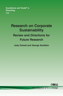 Front cover_Research on Corporate Sustainability