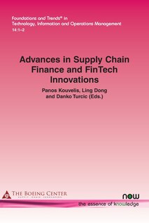 Front cover_Advances in Supply Chain Finance and FinTech Innovations