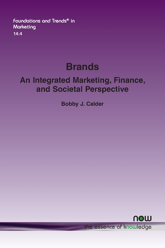 Couverture_Brands: An Integrated Marketing, Finance, and Societal Perspective