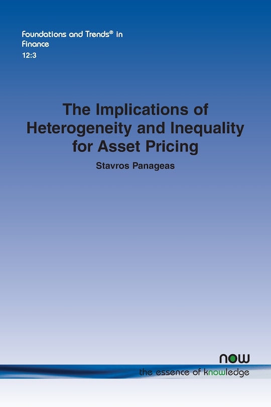 Front cover_The Implications of Heterogeneity and Inequality for Asset Pricing