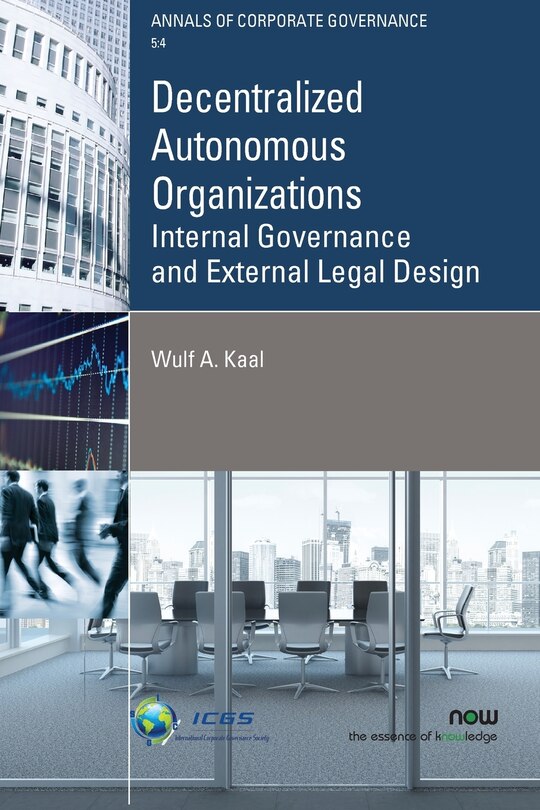 Front cover_Decentralized Autonomous Organizations