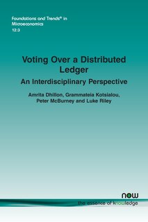 Couverture_Voting Over a Distributed Ledger