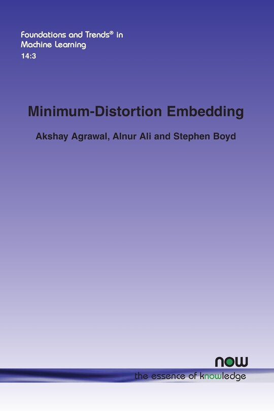 Front cover_Minimum-Distortion Embedding