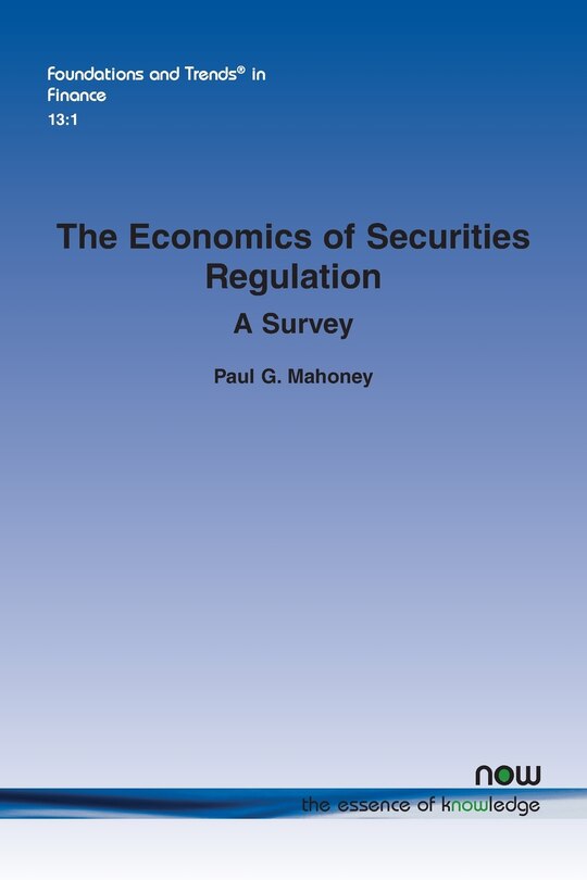 Front cover_The Economics of Securities Regulation