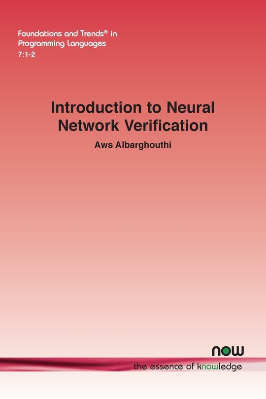 Couverture_Introduction to Neural Network Verification