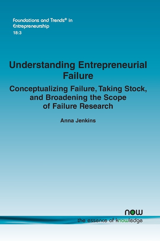 Front cover_Understanding Entrepreneurial Failure