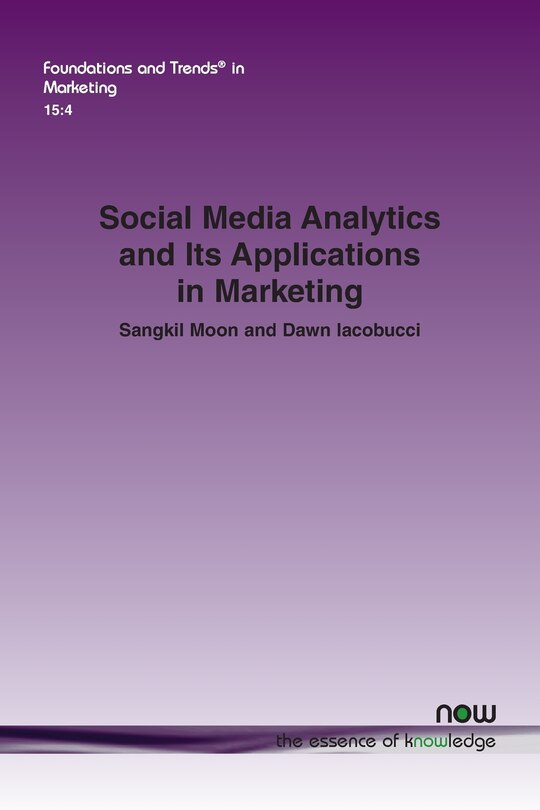 Couverture_Social Media Analytics and Its Applications in Marketing