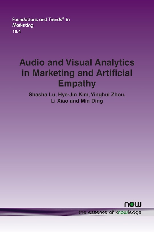 Front cover_Audio and Visual Analytics in Marketing and Artificial Empathy