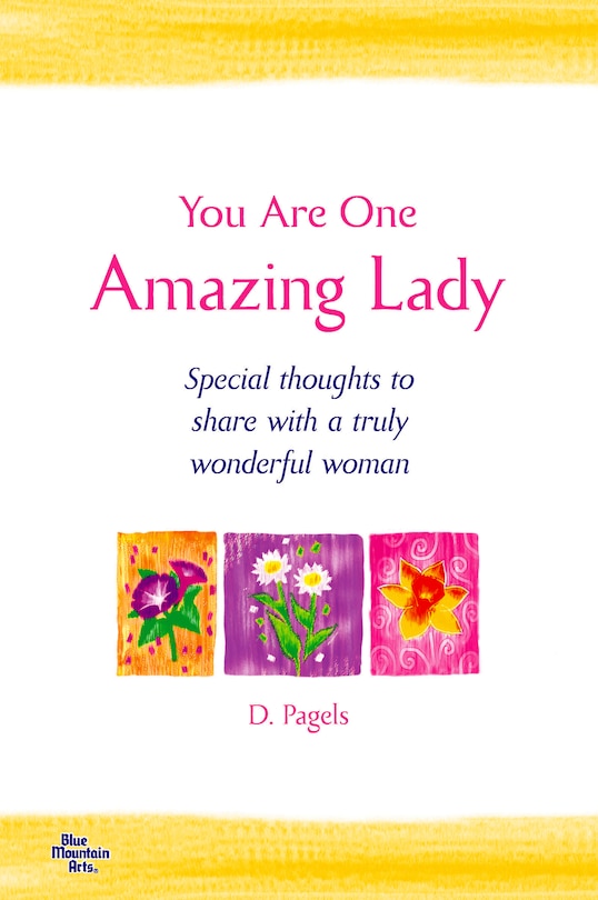 Front cover_You Are One Amazing Lady