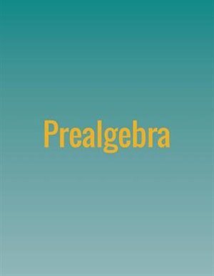 Front cover_Prealgebra
