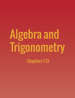 Front cover_Algebra and Trigonometry