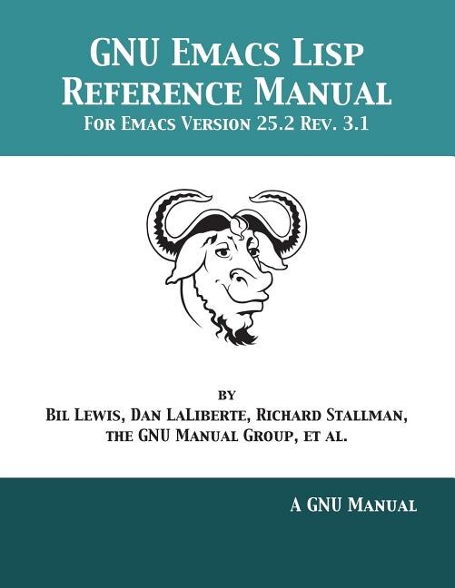 Front cover_GNU Emacs Lisp Reference Manual