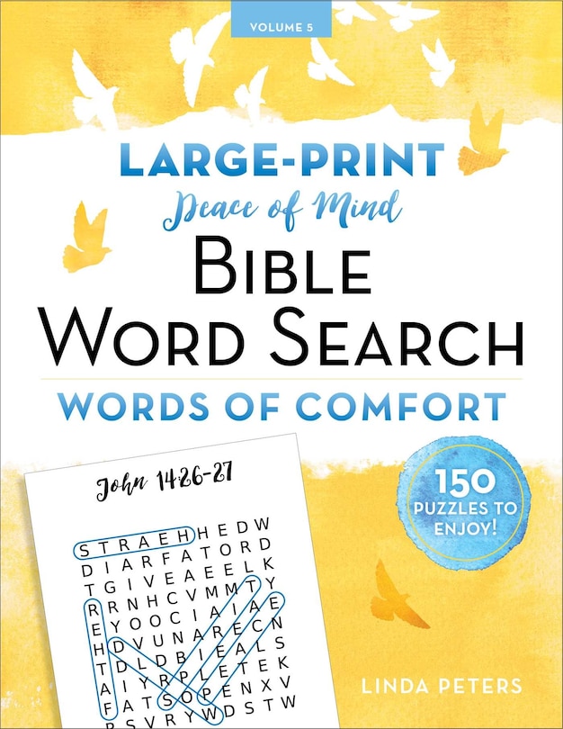 Front cover_Peace of Mind Bible Word Search: Words of Comfort