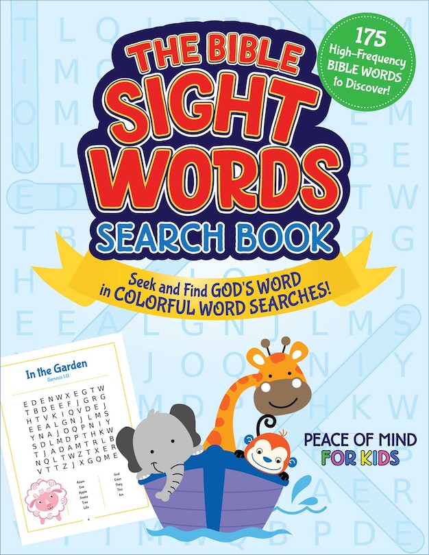 Front cover_The Peace of Mind Bible Sight Words Search Book