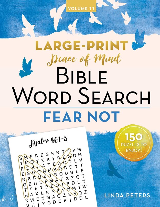 Front cover_Peace of Mind Bible Word Search: Fear Not