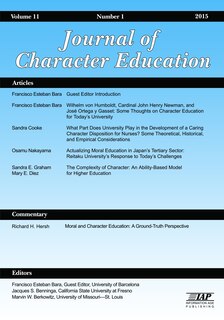 Front cover_Journal of Character Education Vol 11 Issue 1