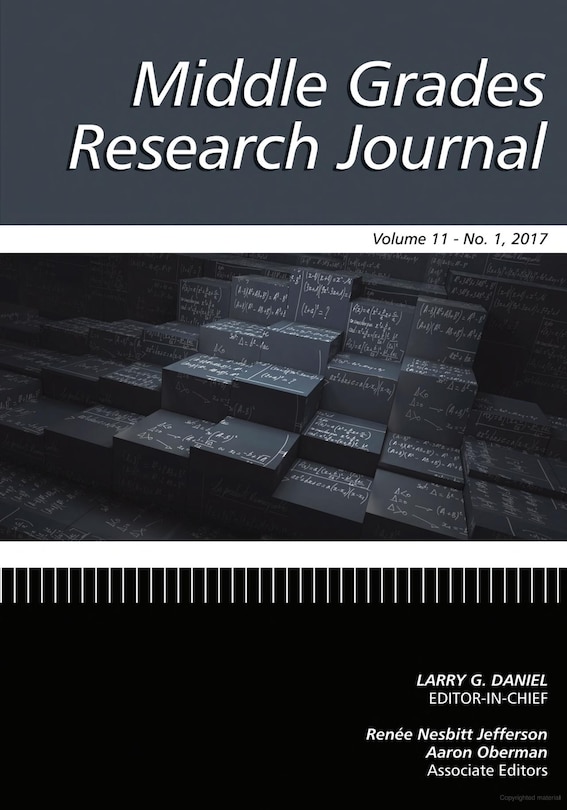 Couverture_Middle Grades Research Journal Vol 11 Issue 1