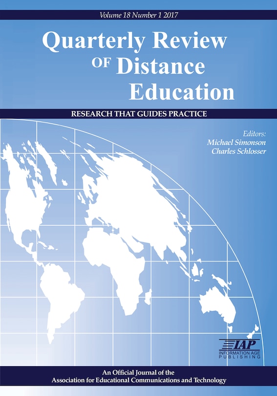 Front cover_Quarterly Review of Distance Education Vol 18 Issue 1