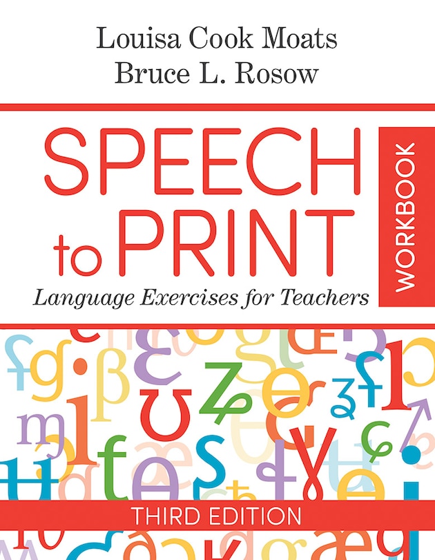 Speech To Print Workbook: Language Exercises For Teachers