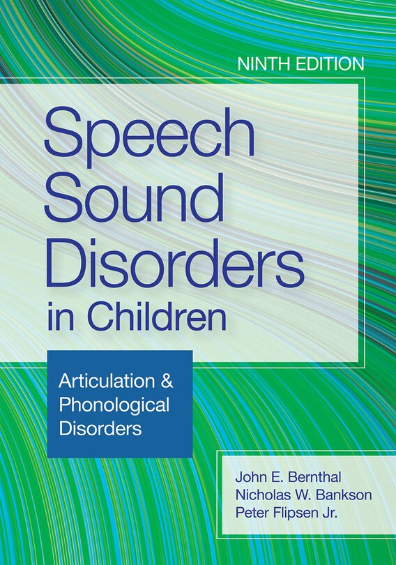 Front cover_Speech Sound Disorders in Children