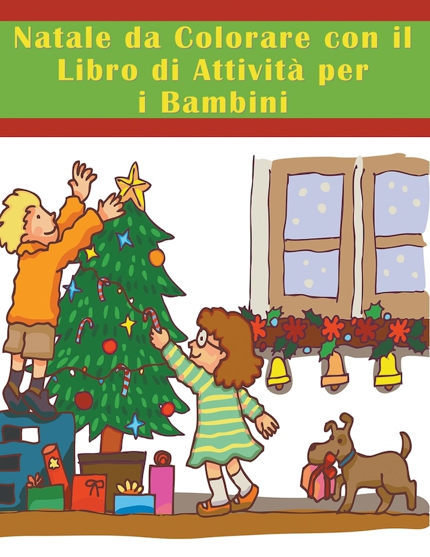 Couverture_Natale da Colorare con il Libro di Attività per i Bambini