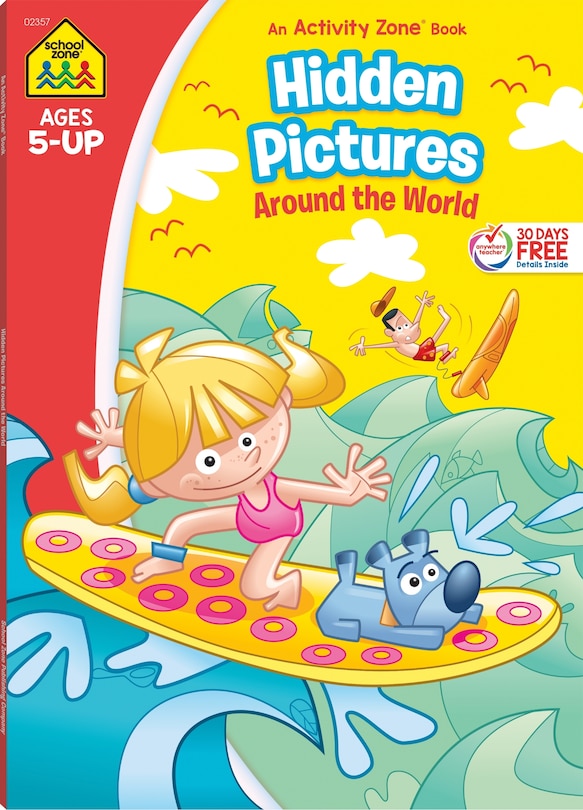 Couverture_School Zone Hidden Pictures Around the World Workbook