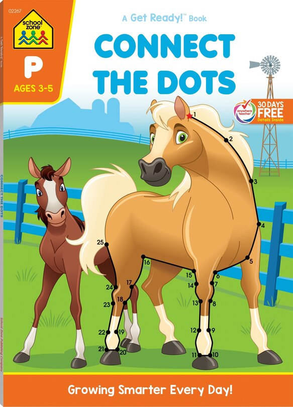 Front cover_School Zone Connect the Dots Workbook