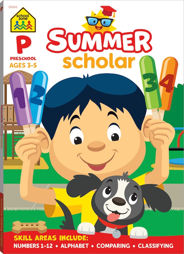 Couverture_School Zone Preschool Summer Scholar Workbook