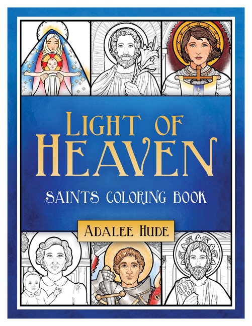 Front cover_Light of Heaven Saints Coloring Book