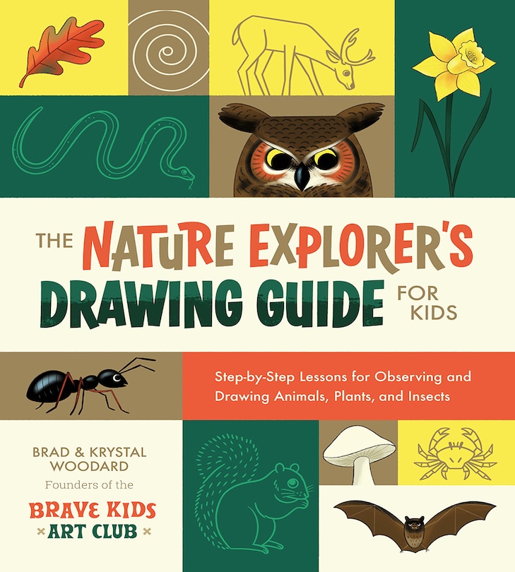 Front cover_The Nature Explorer's Drawing Guide for Kids