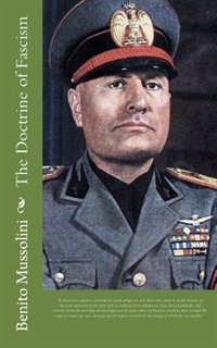 Front cover_The Doctrine of Fascism