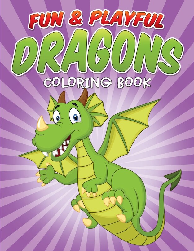 Front cover_Fun & Playful Dragons Coloring Book
