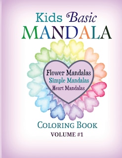 Front cover_Kids Basic Mandala Coloring Book