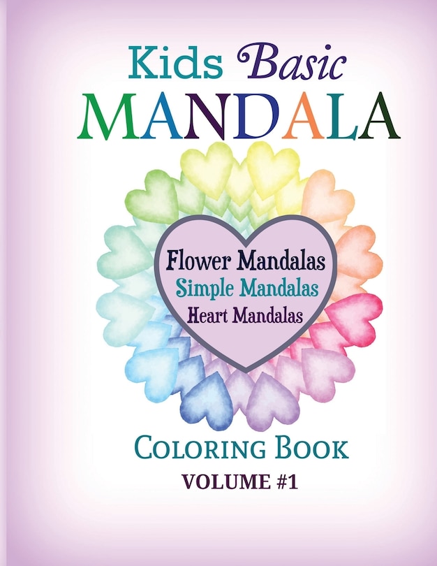 Front cover_Kids Basic Mandala Coloring Book