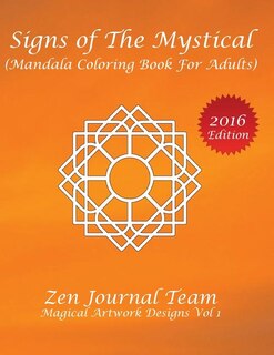 Front cover_Signs of The Mystical (Mandala Coloring Book For Adults)