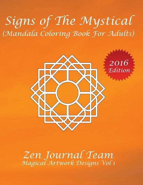 Front cover_Signs of The Mystical (Mandala Coloring Book For Adults)