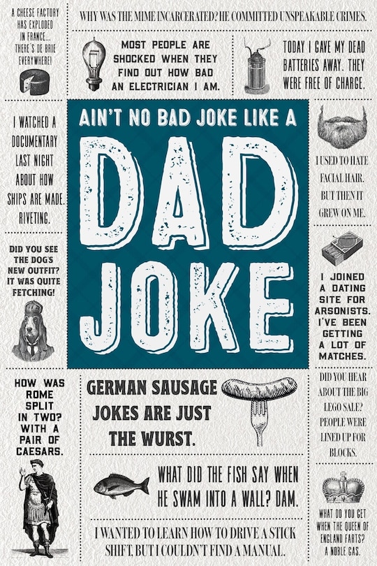 Front cover_Ain't No Bad Joke Like a Dad Joke Paperback Gift Book