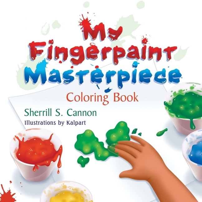 Front cover_My Fingerpaint Masterpiece Coloring Book