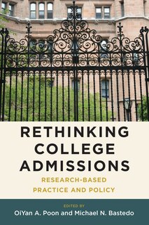 Front cover_Rethinking College Admissions
