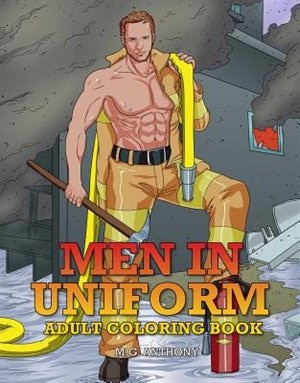 Couverture_Men In Uniform Adult Coloring Book