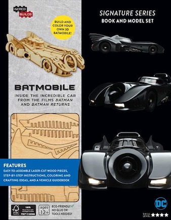 Incredibuilds: Batmobile Signature Series Book And Model Set