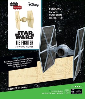 Front cover_Incredibuilds: Star Wars: Tie Fighter 3d Wood Model