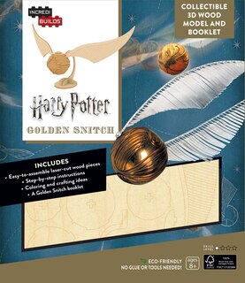 Front cover_Incredibuilds: Harry Potter: Golden Snitch 3d Wood Model And Booklet