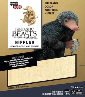 IncrediBuilds: Fantastic Beasts and Where to Find Them: Niffler 3D Wood Model and Booklet