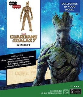 Incredibuilds: Marvel: Guardians Of The Galaxy Groot 3d Wood Model