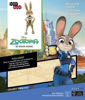 Couverture_Incredibuilds: Disney: Zootopia 3d Wood Model