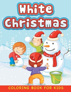 Front cover_White Christmas (Christmas coloring book for children 1)